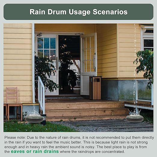 Steel Tongue Drum Rain Chime