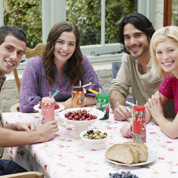 Soda Can Lids with Straw
