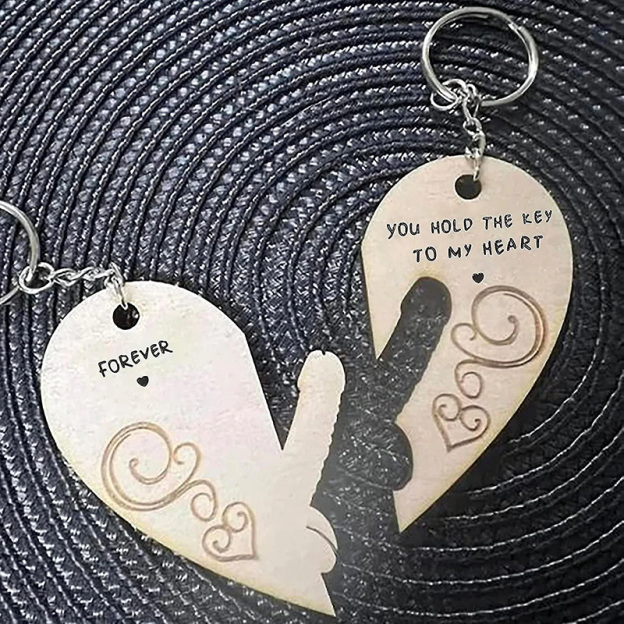 Valentine Couple Keychain
