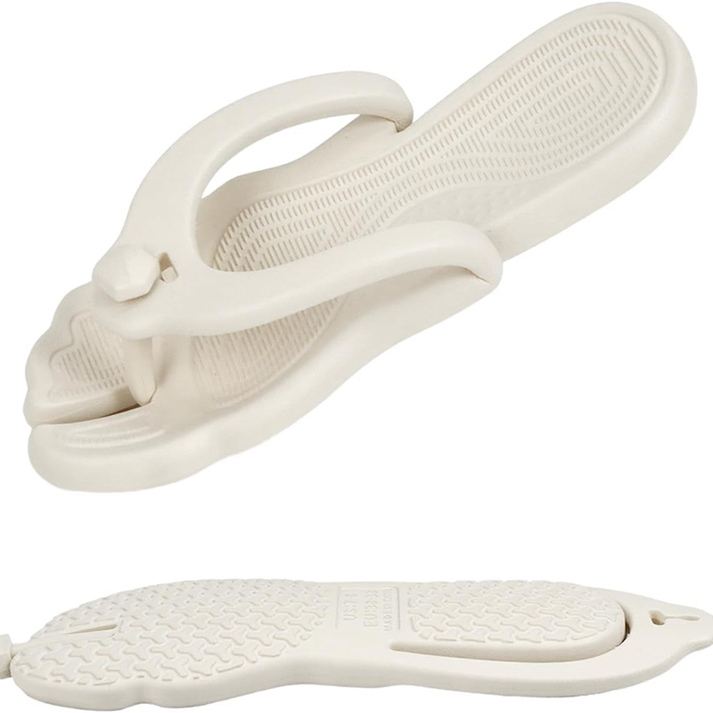 Foldable travel slippers, lightweight bathroom slippers