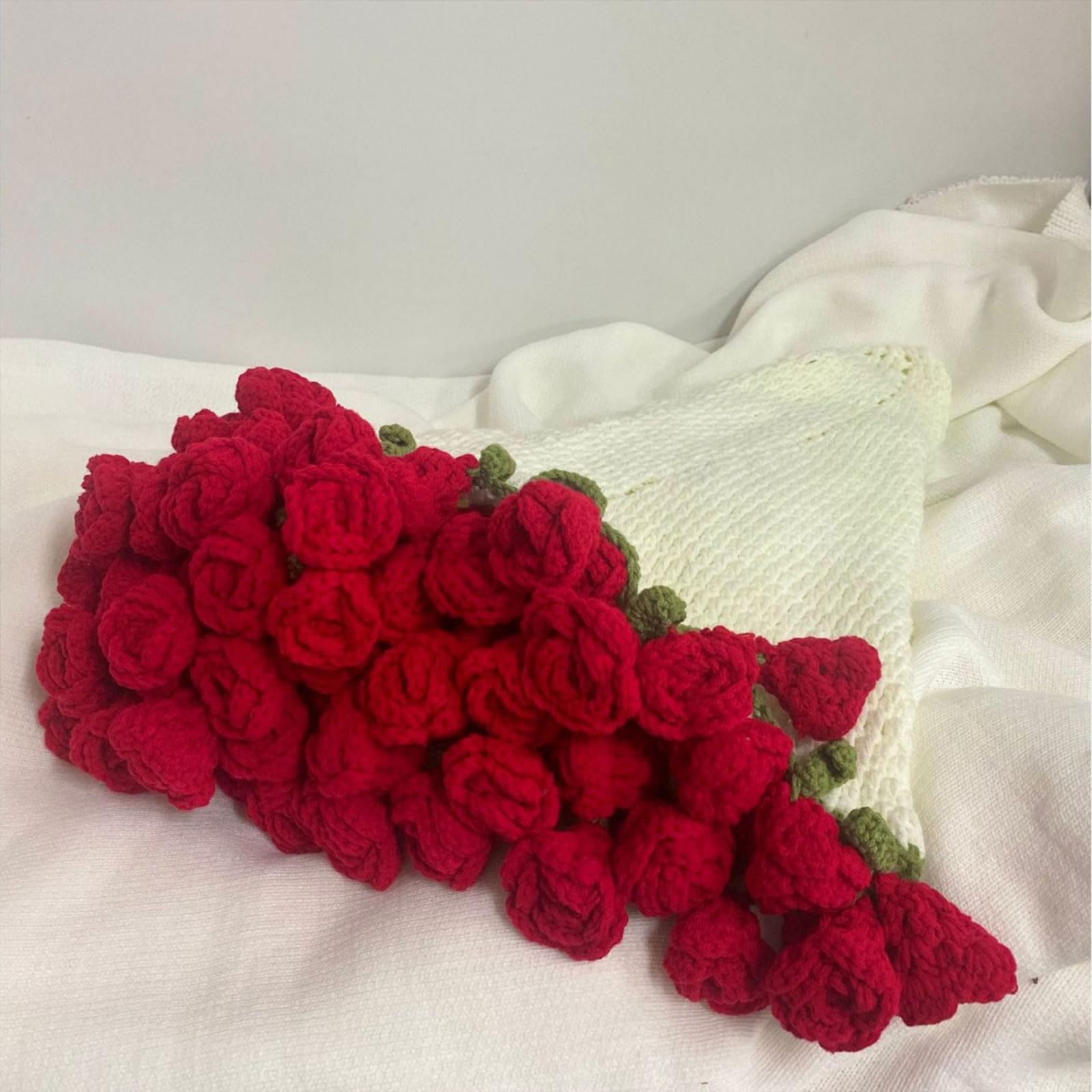 Handmade DIY flower bouquet blanket