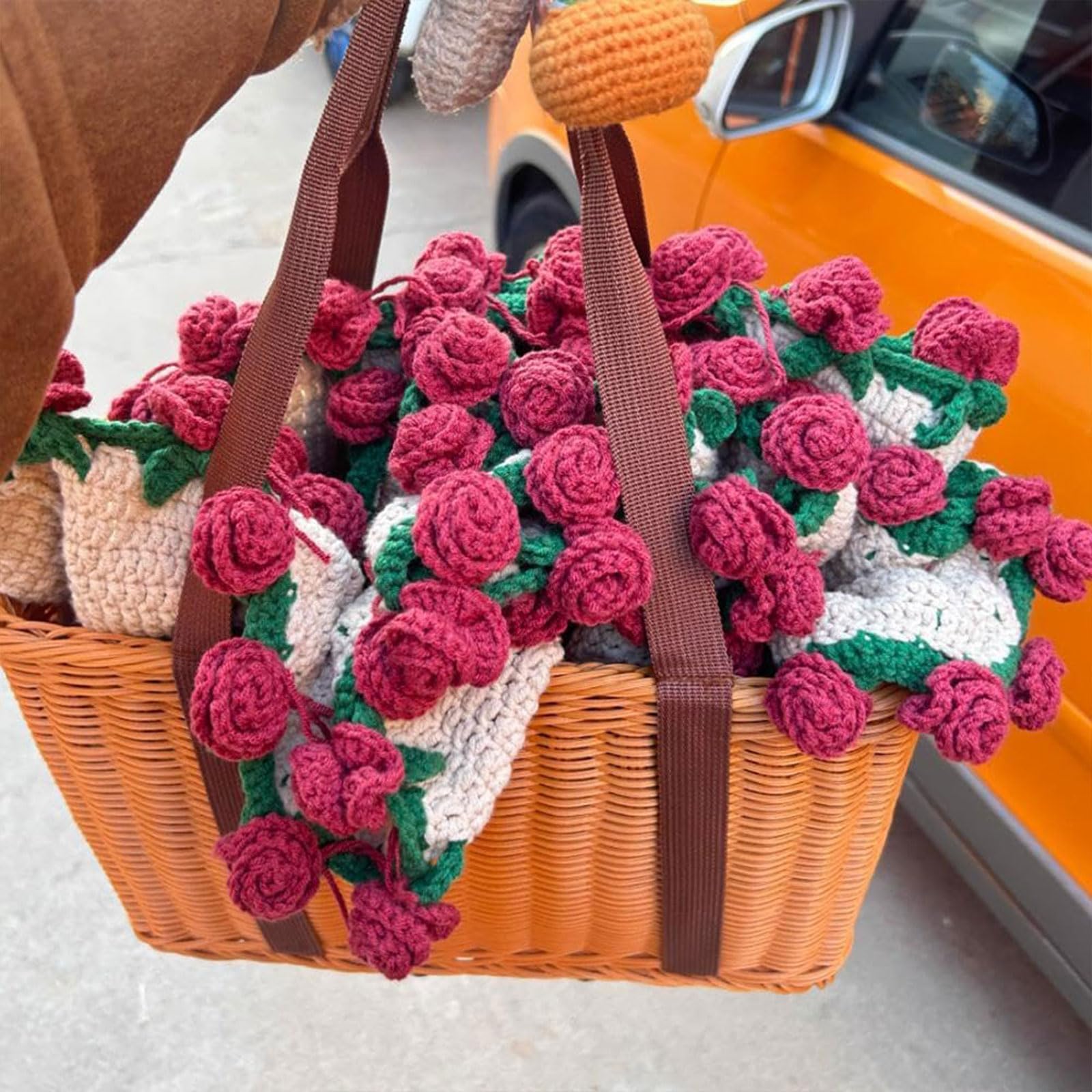 Handmade DIY flower bouquet blanket