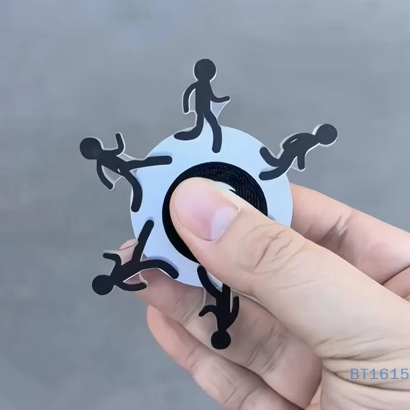 Running Stickman Fidget Spinner
