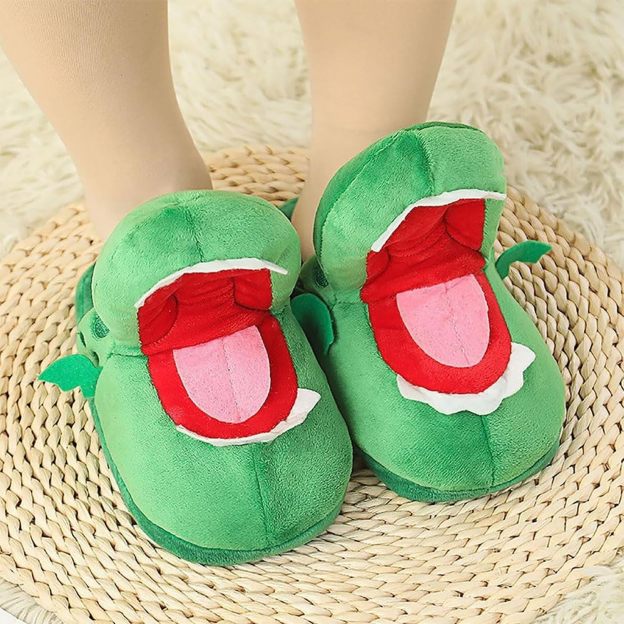 Funny crocodile slippers