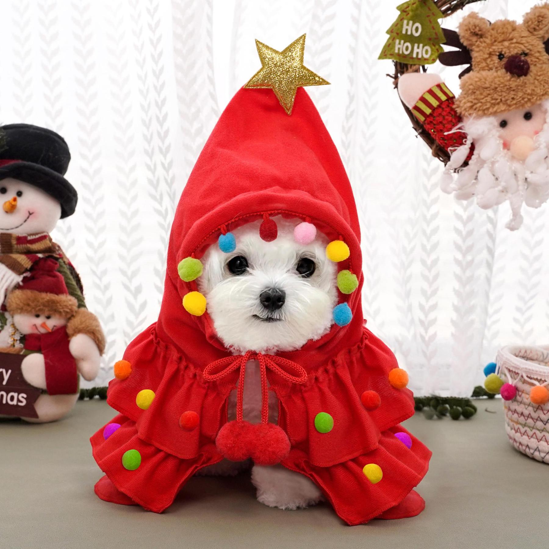 Personalized Pet Santa Hat Cape