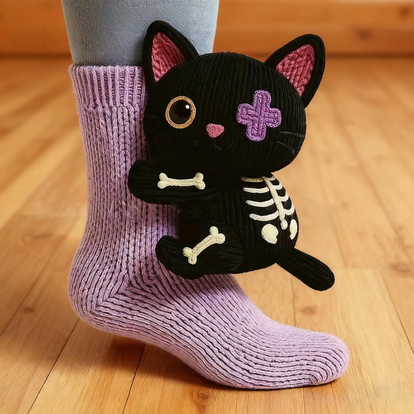 3D Knit Animal Socks