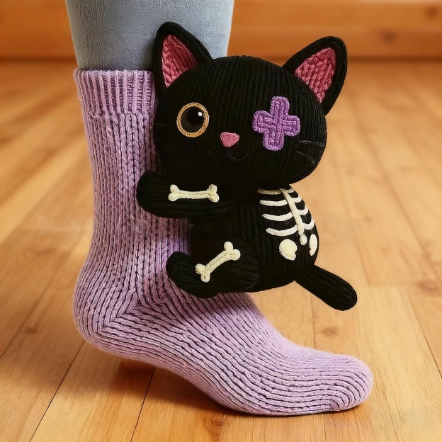 3D Knit Animal Socks
