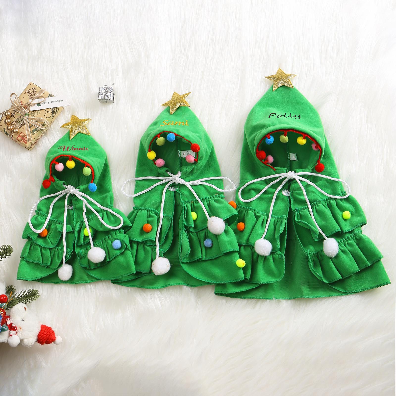 Personalized Pet Santa Hat Cape