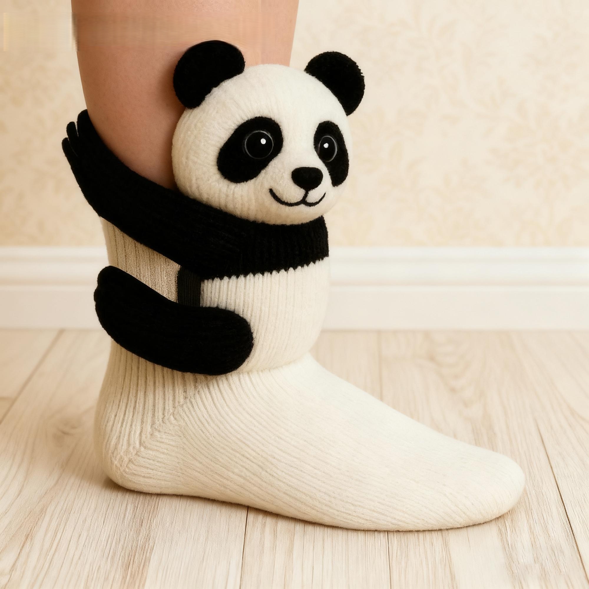 3D Knit Animal Socks