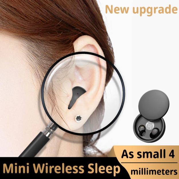 Invisible noise nancelling wireless bluetooth headphones