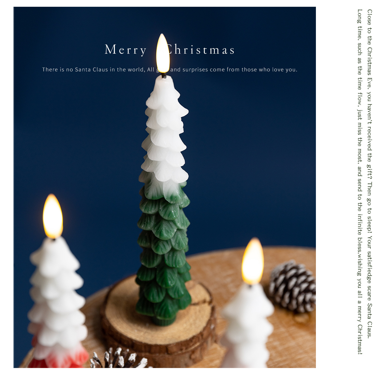 LED Christmas Tree Candle Set (with Remote Control)