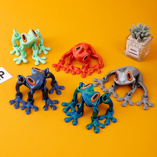 Magnetic 3D Printed Frog