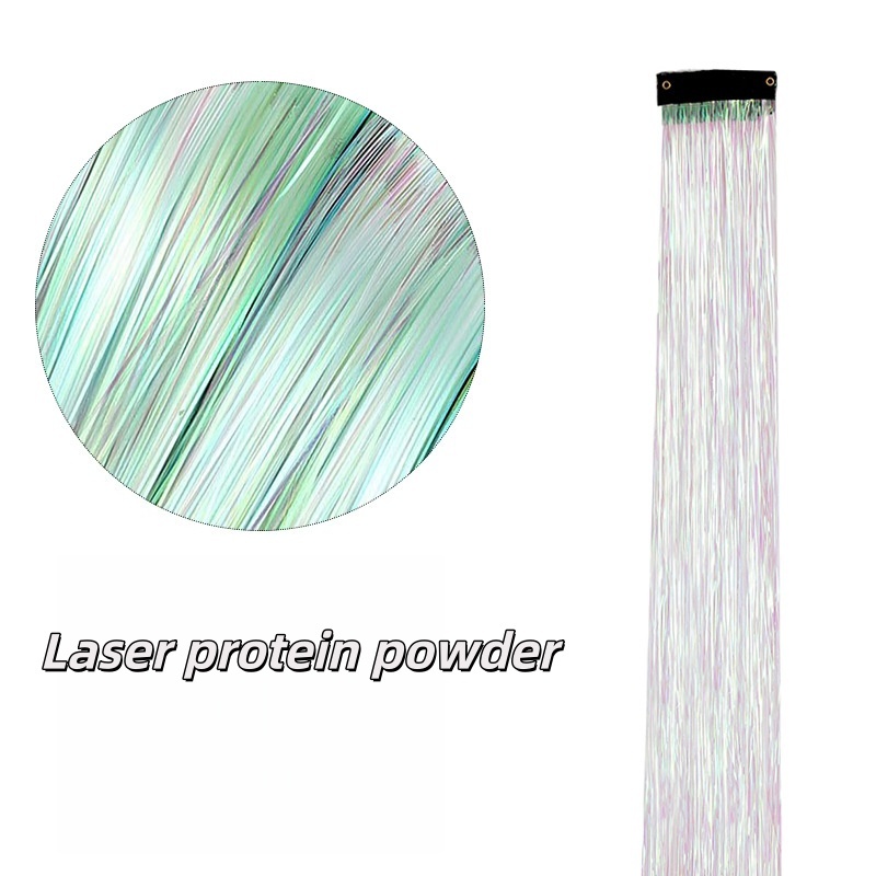 Highlight Glitter Tinsel Hair Extensions Clip