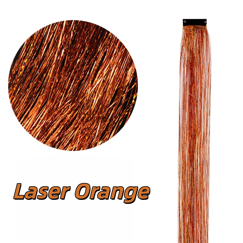 Highlight Glitter Tinsel Hair Extensions Clip