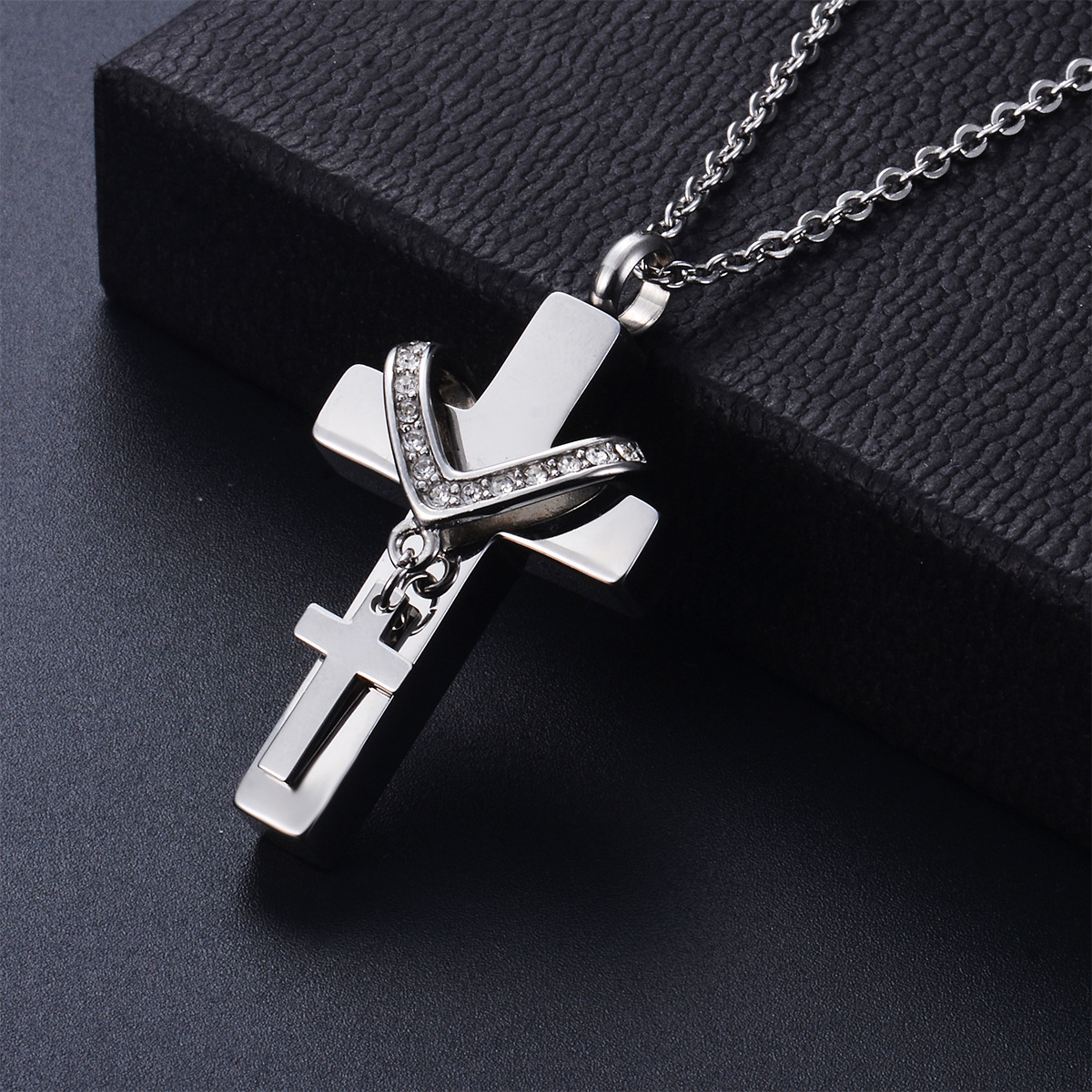 Cross Urn Necklace