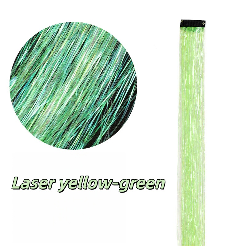 Highlight Glitter Tinsel Hair Extensions Clip