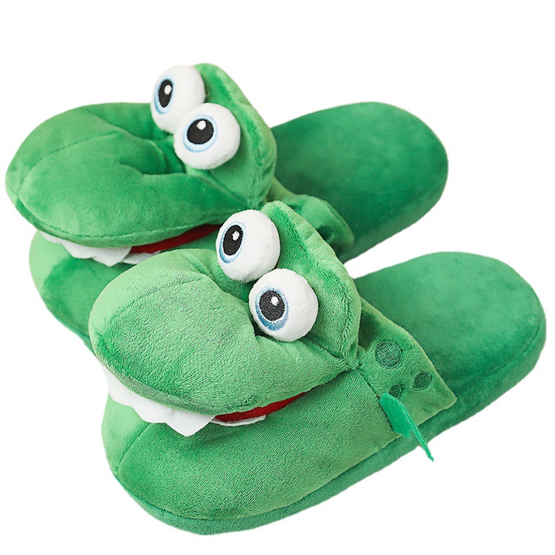 Funny crocodile slippers