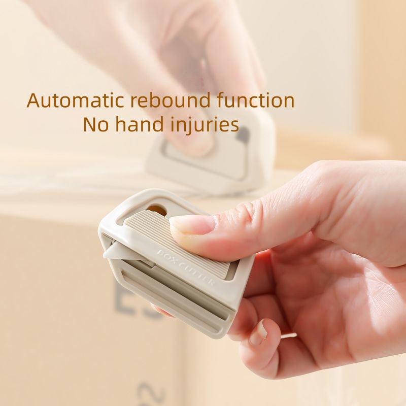 Automatic rebound box cutter