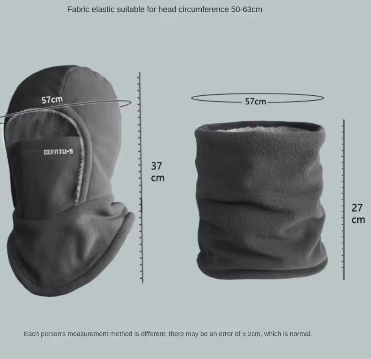 Windproof Fleece Neck Balaclava 