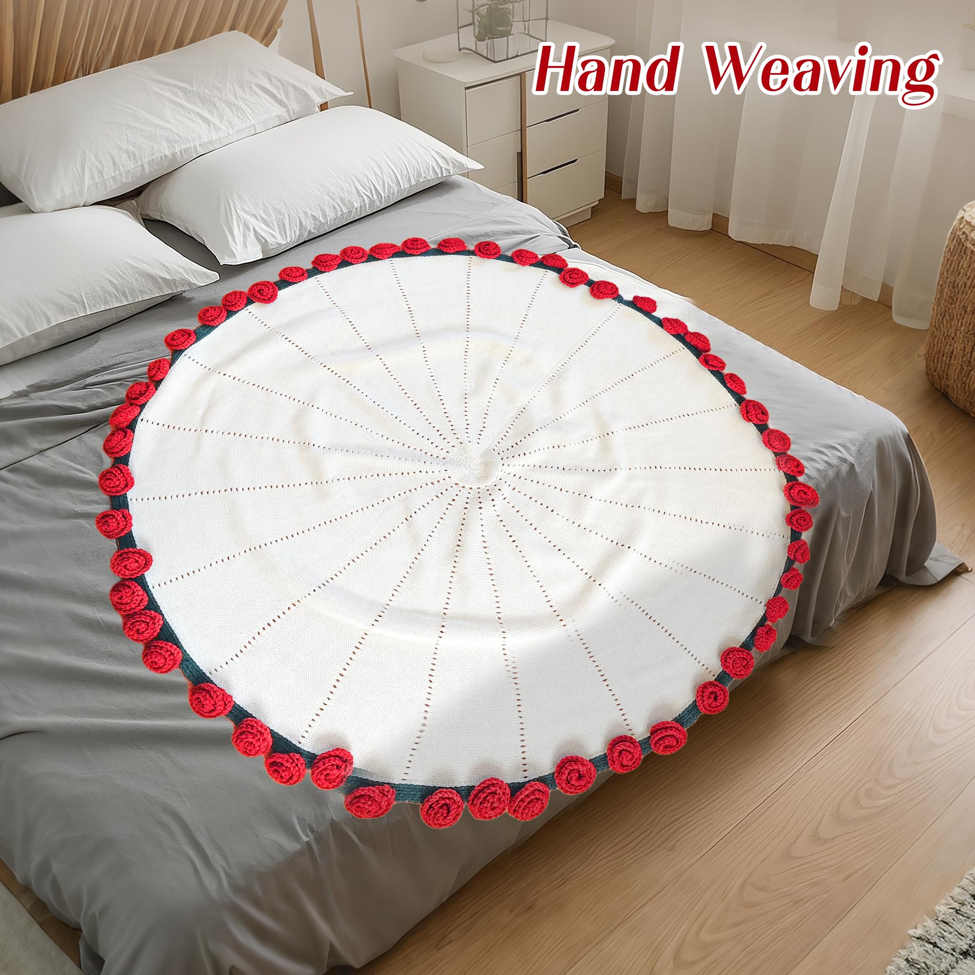 Handmade DIY flower bouquet blanket