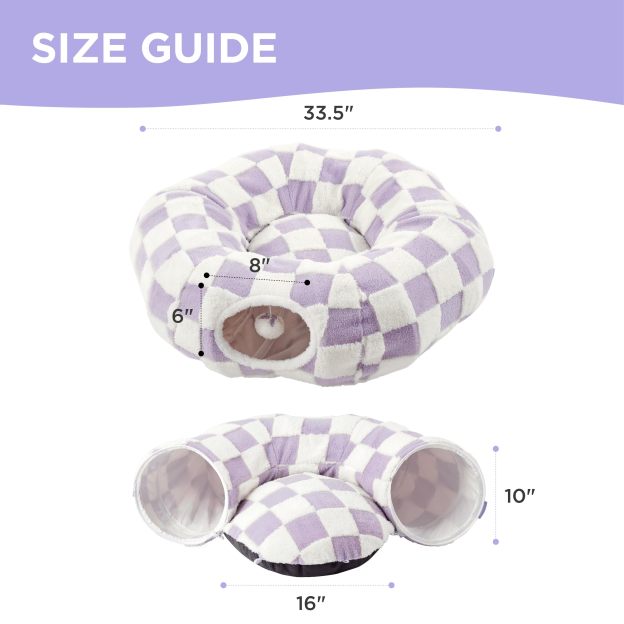 2-in-1 Cat tunnel bed