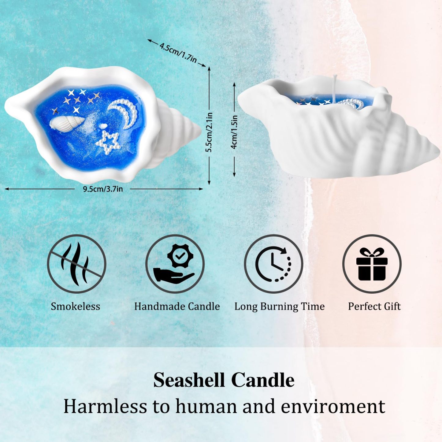 Sea Shell Aromatherapy Candle