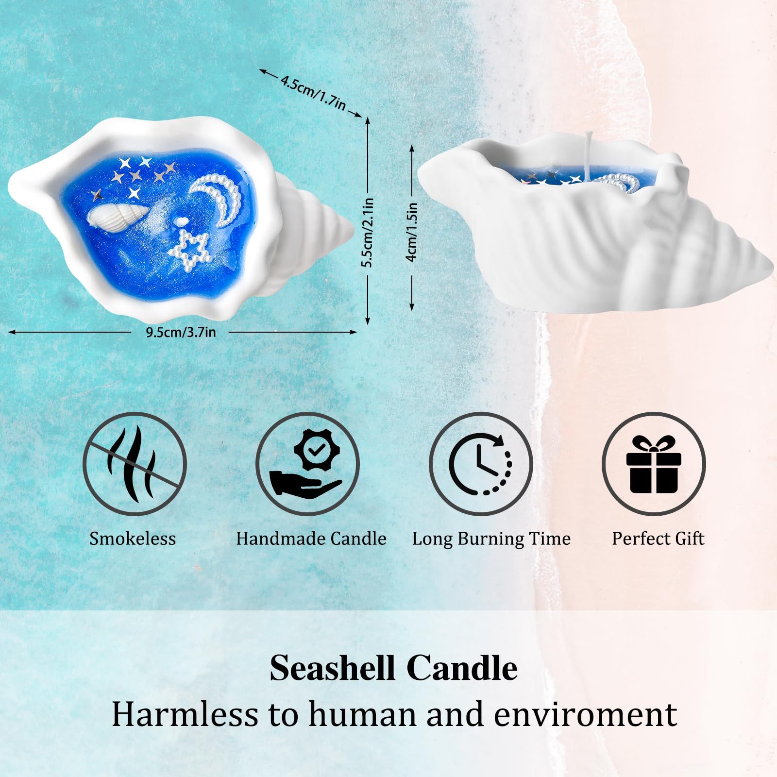 Sea Shell Aromatherapy Candle