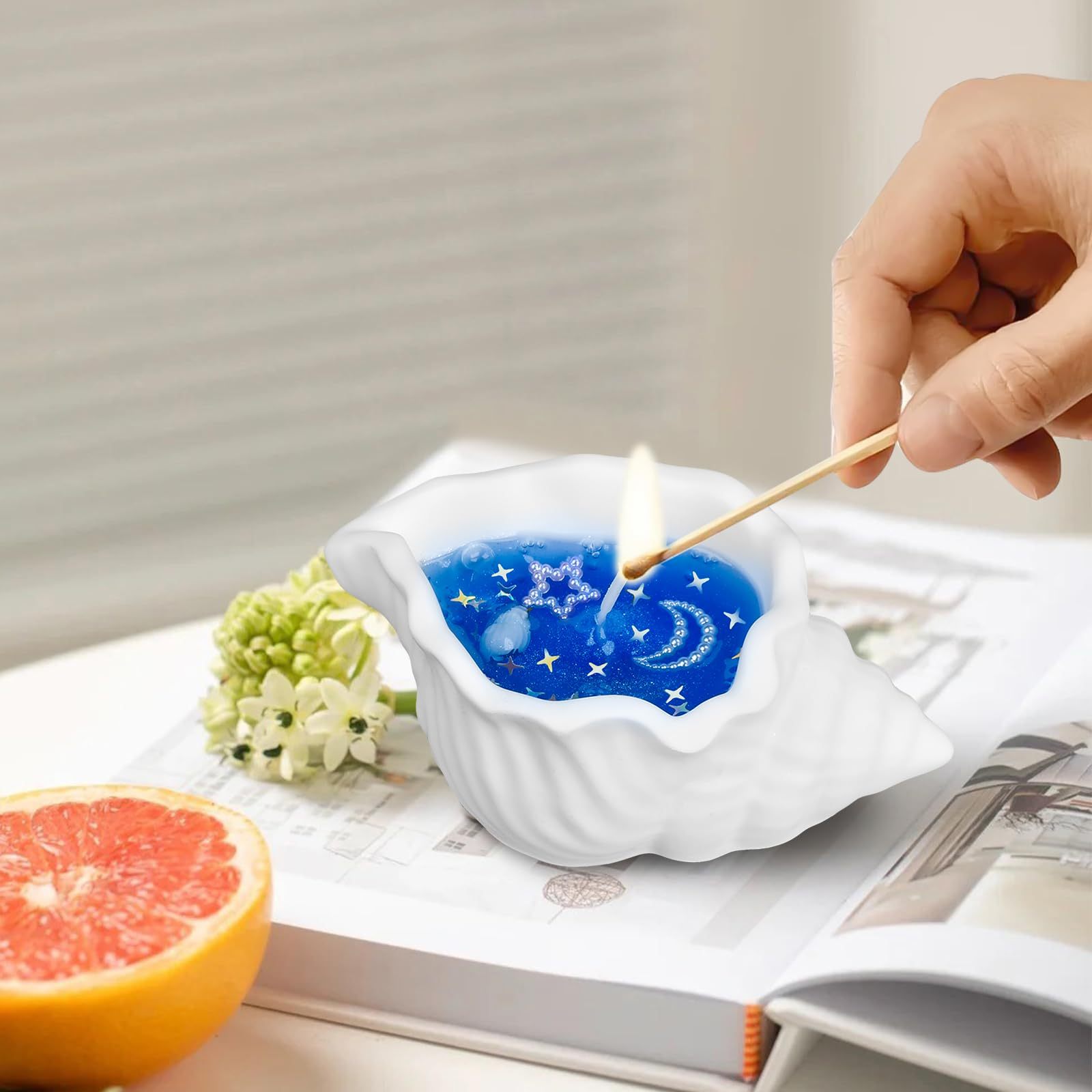 Sea Shell Aromatherapy Candle