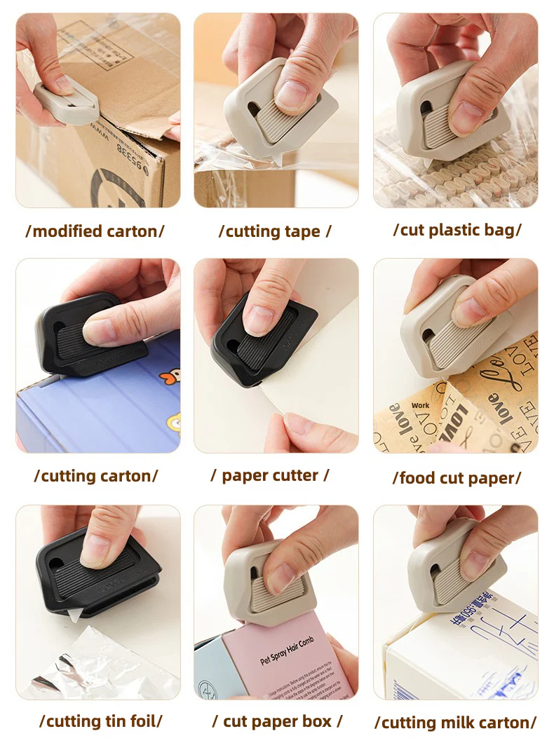Automatic rebound box cutter