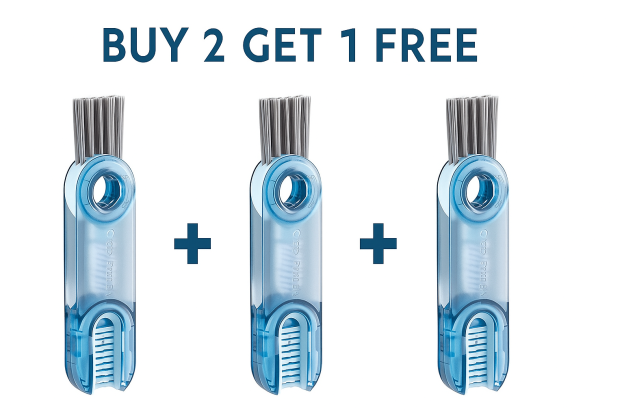 Multipurpose 3 in 1 Bottle Gap Cleaner Brush