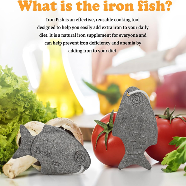 Iron fish cooking tools