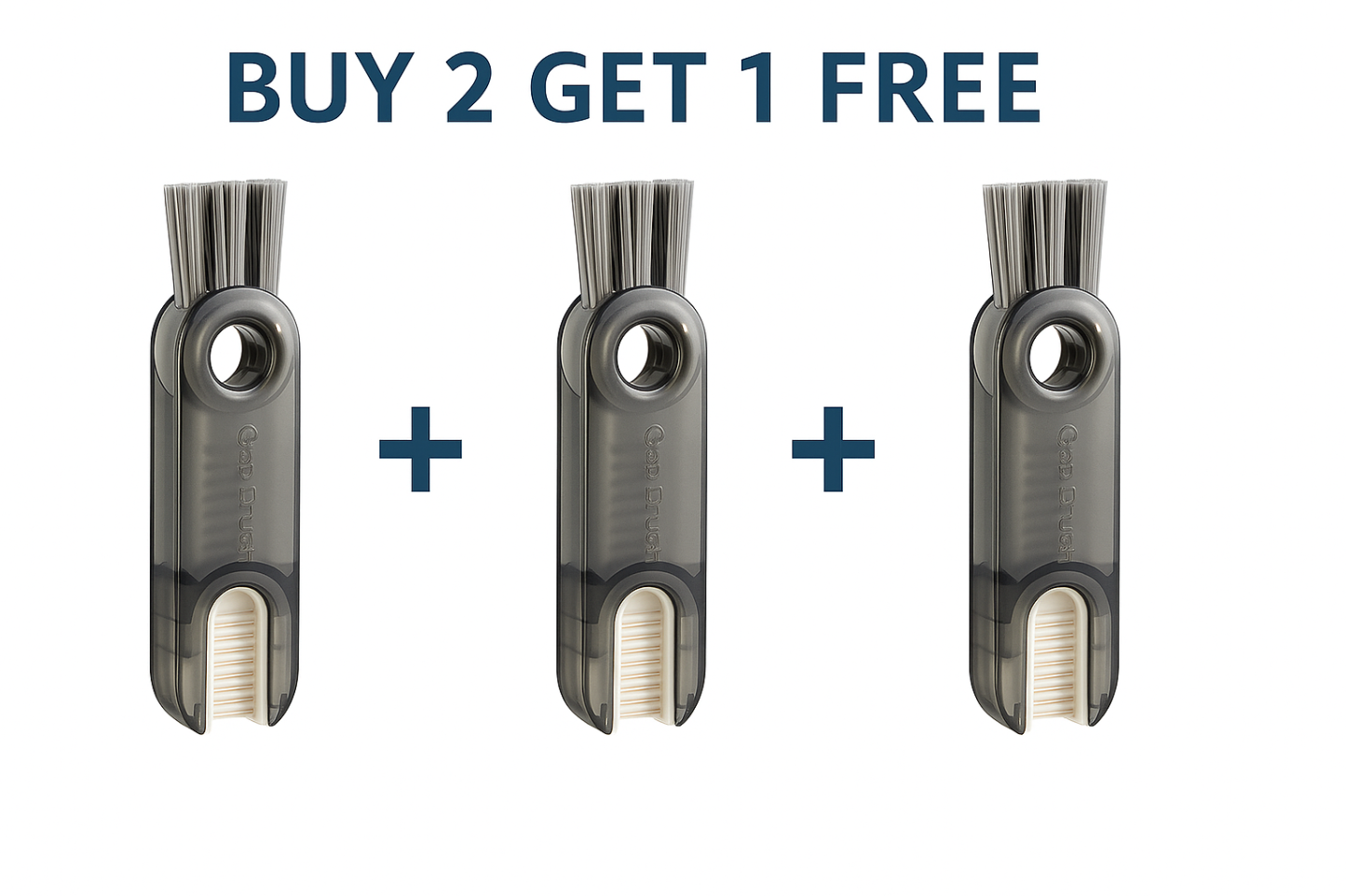 Multipurpose 3 in 1 Bottle Gap Cleaner Brush