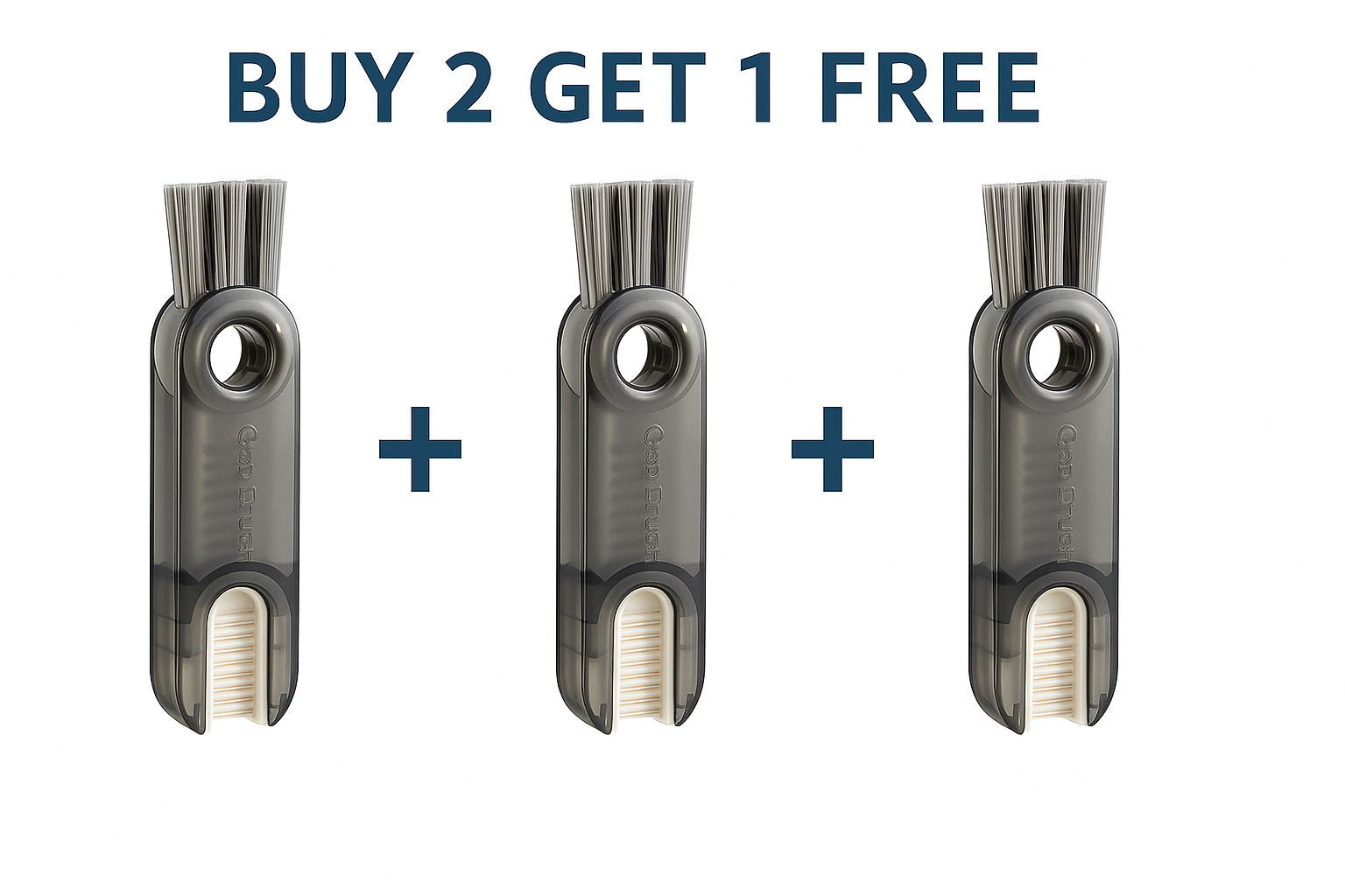 Multipurpose 3 in 1 Bottle Gap Cleaner Brush