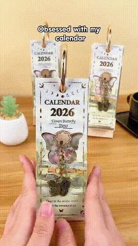 2026 Vintage European Style Oil Painting Flip Calendar