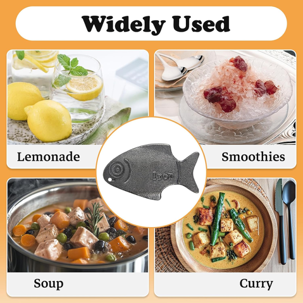 Iron fish cooking tools