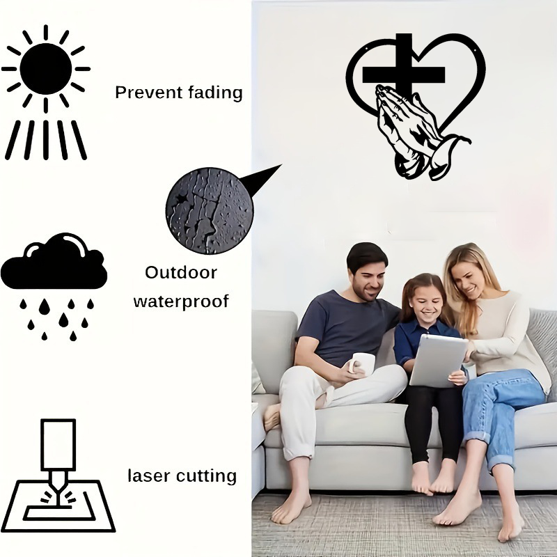 Sacred Heart Metal Wall Decor