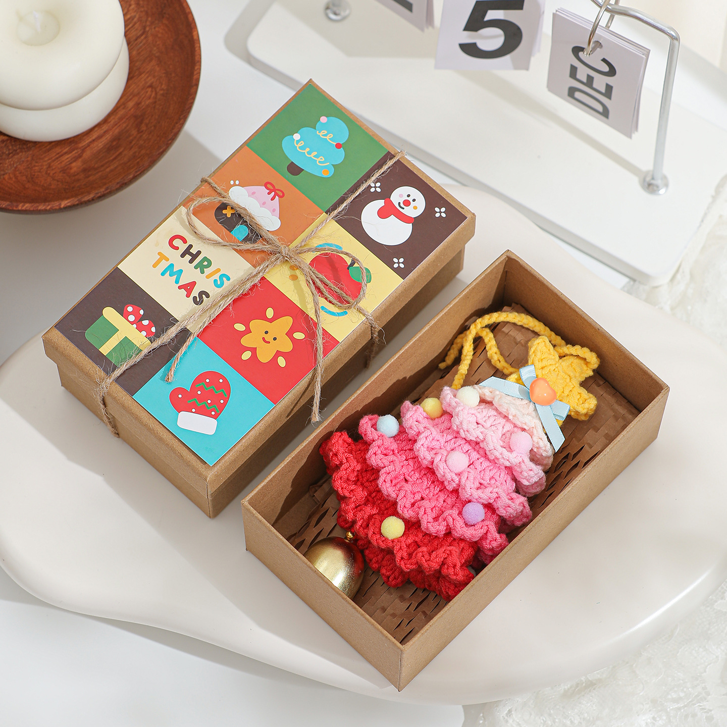 Knitted Christmas Tree Decorations