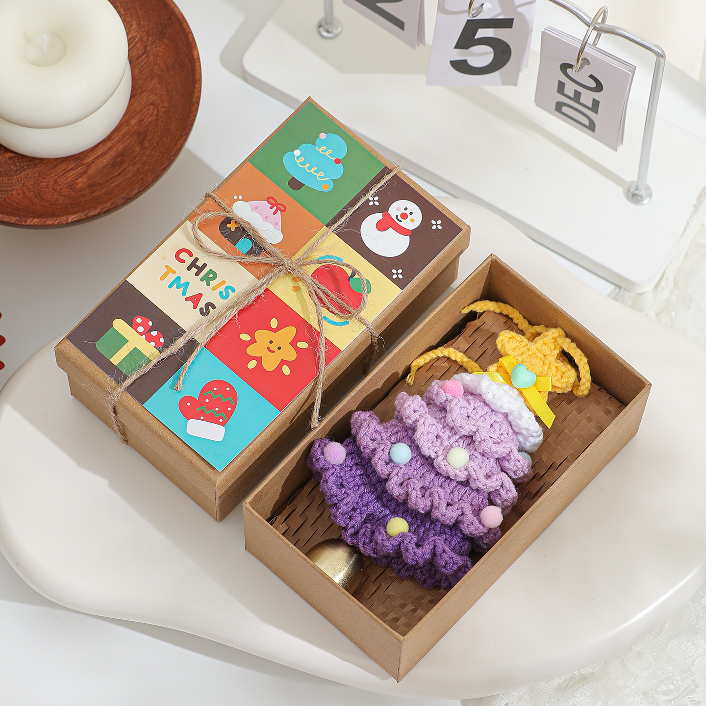 Knitted Christmas Tree Decorations