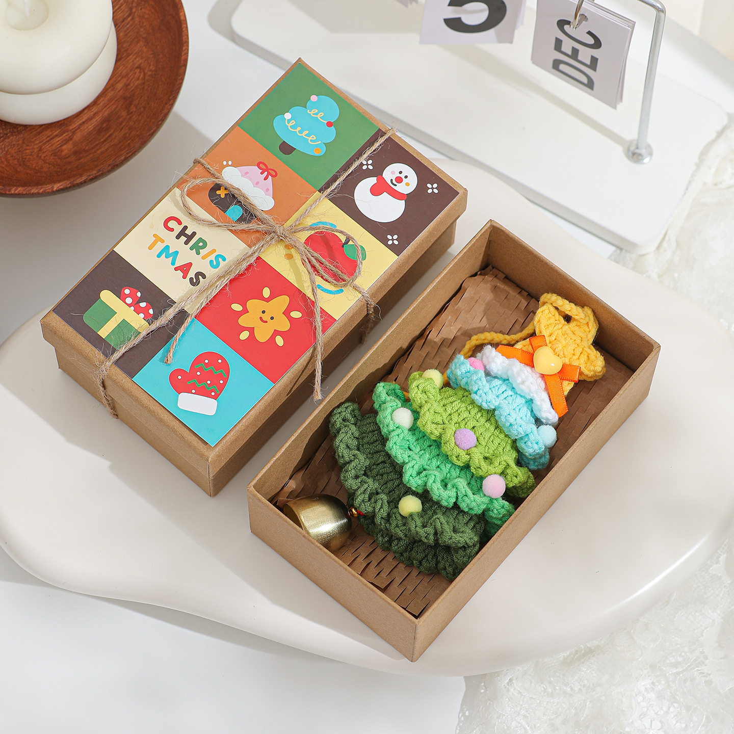 Knitted Christmas Tree Decorations