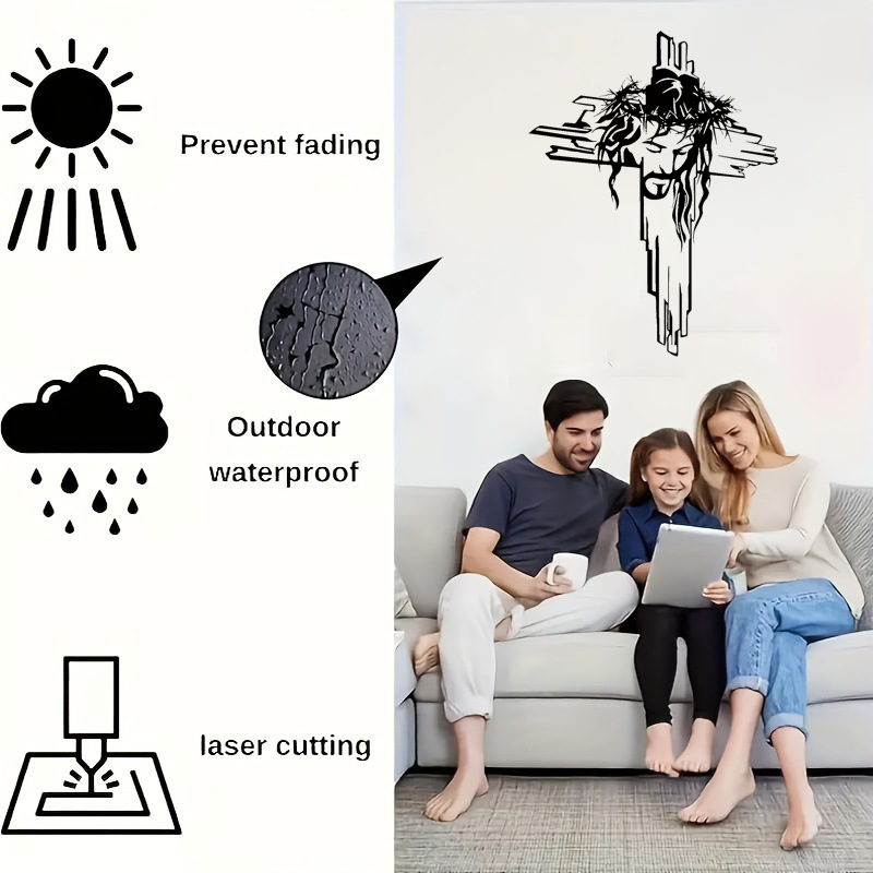 Christ’s Passion Cross Metal Wall Art