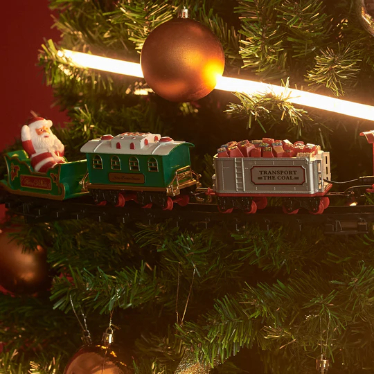 Christmas Tree Train Set