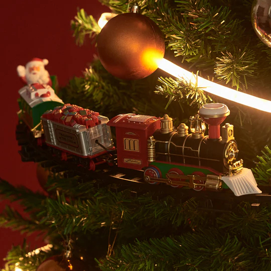 Christmas Tree Train Set