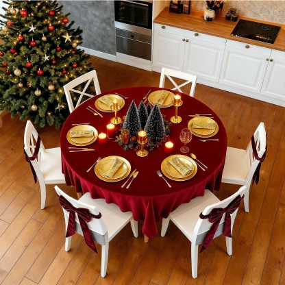 Christmas Red Chair Bows for Chairs 