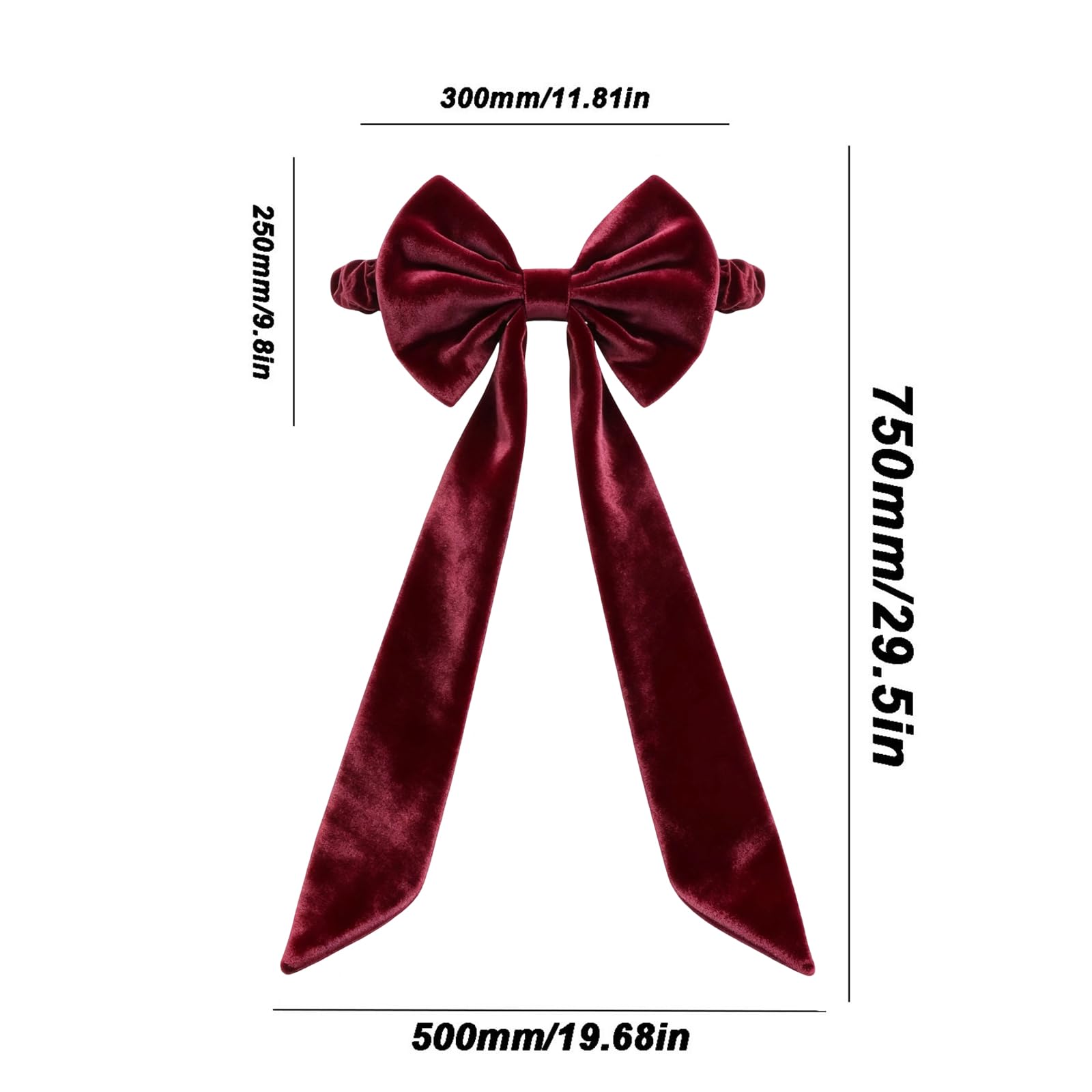 Christmas Red Chair Bows for Chairs 