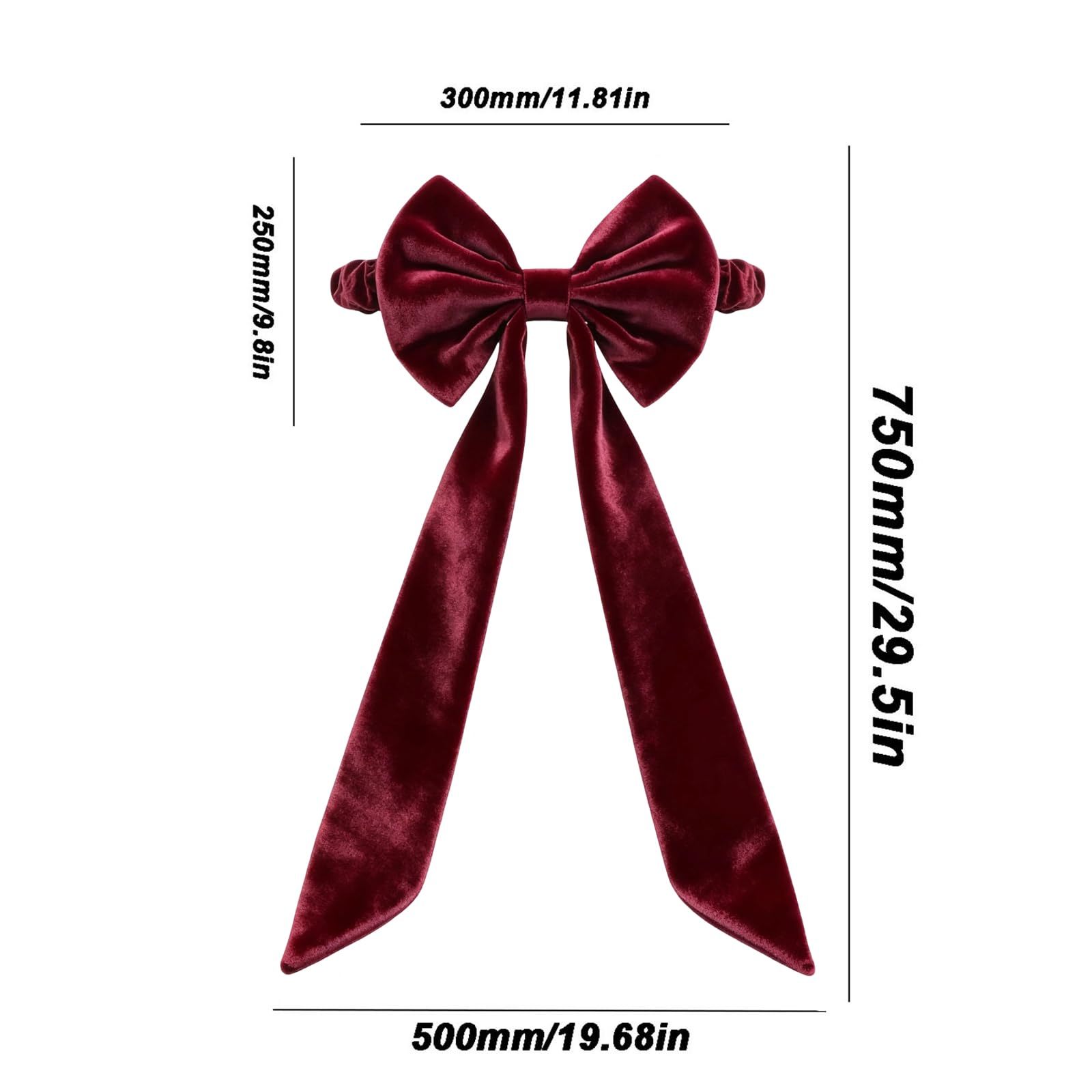 Christmas Red Chair Bows for Chairs 