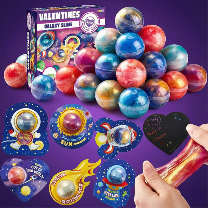 Starry Sky Slime Valentine's Day Set