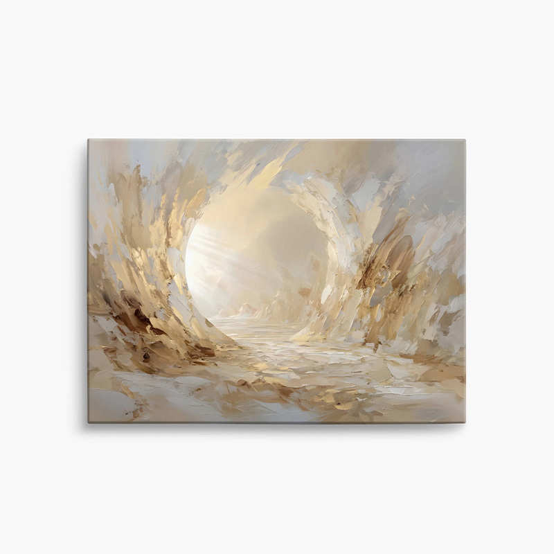 Time Tunnel Texture Oil Painting