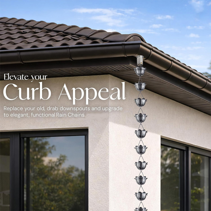 Outdoor lotus pendant decoration