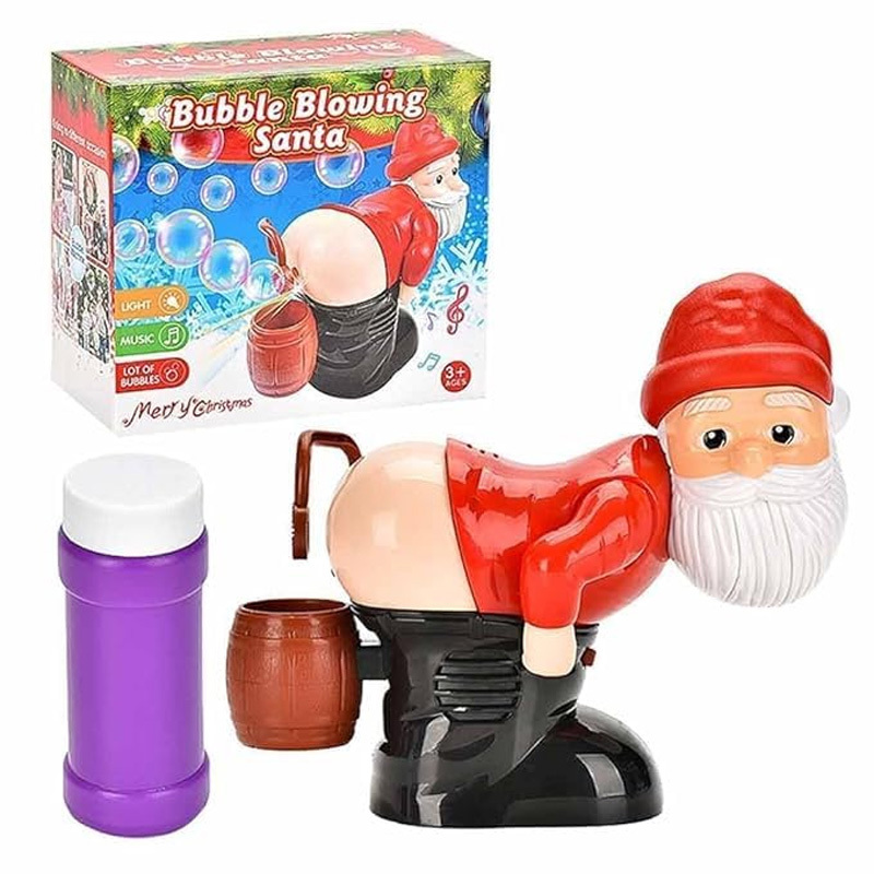 Santa Claus Funny Light and Music Bubble Toy