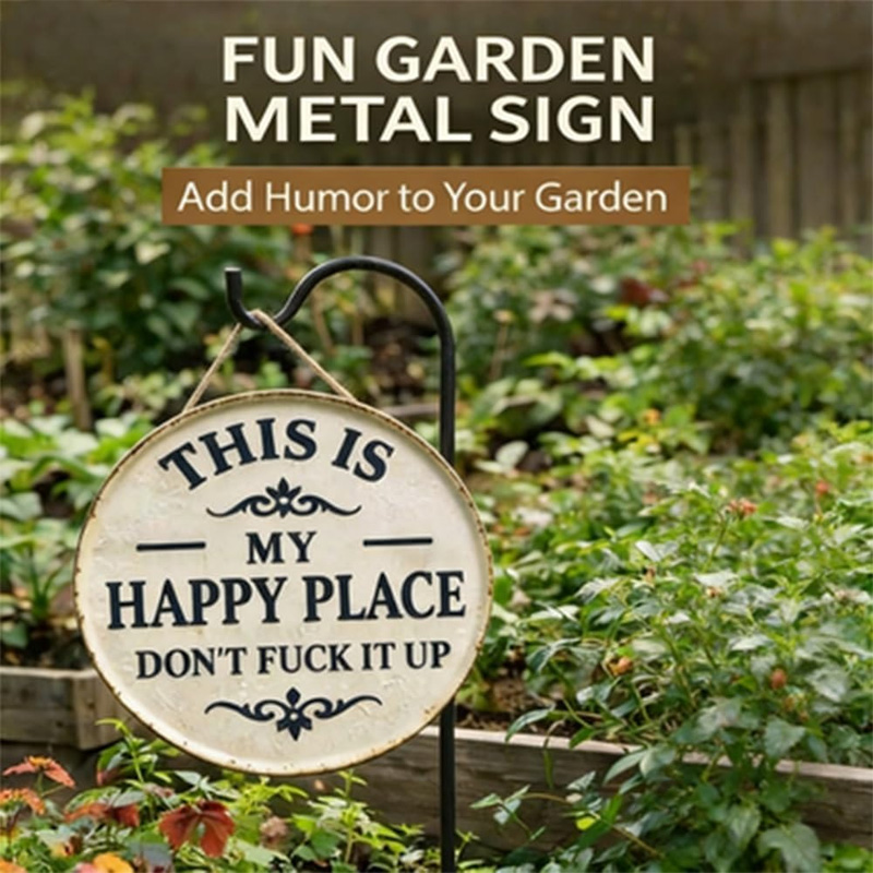 Fun Garden Metal Signs